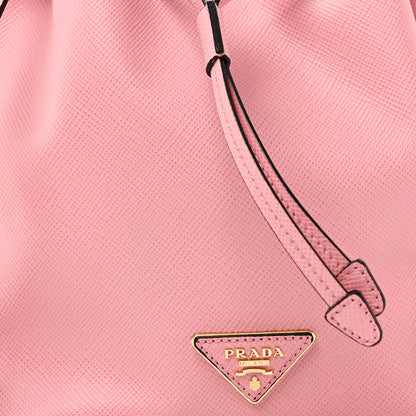 Prada Saffiano Cuir Bucket Bag Petalo 7 of 9