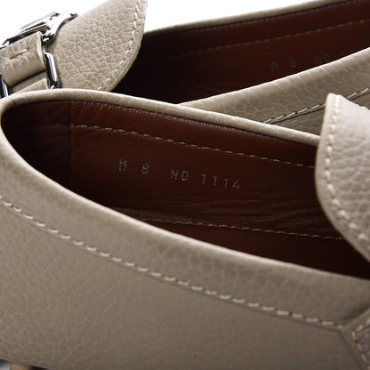 Louis Vuitton Mens Calfskin Hockenheim Moccasin Loafers 8 Beige 8 of 9