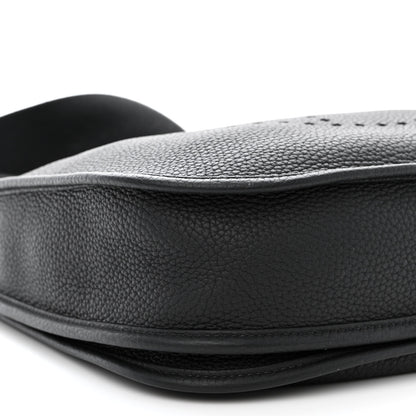 Hermes Taurillon Clemence Evelyne III PM Black 9 of 12