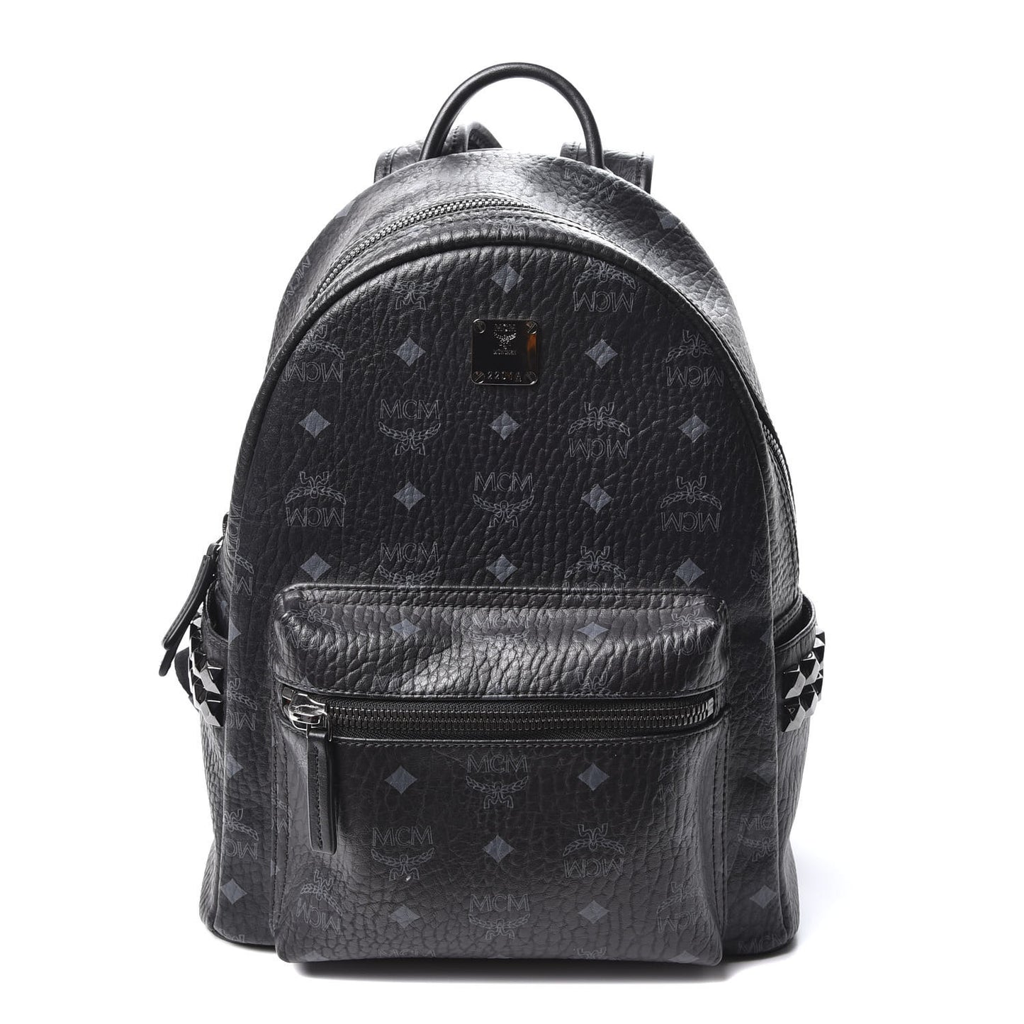 Visetos Small Side Stud Stark Backpack Black