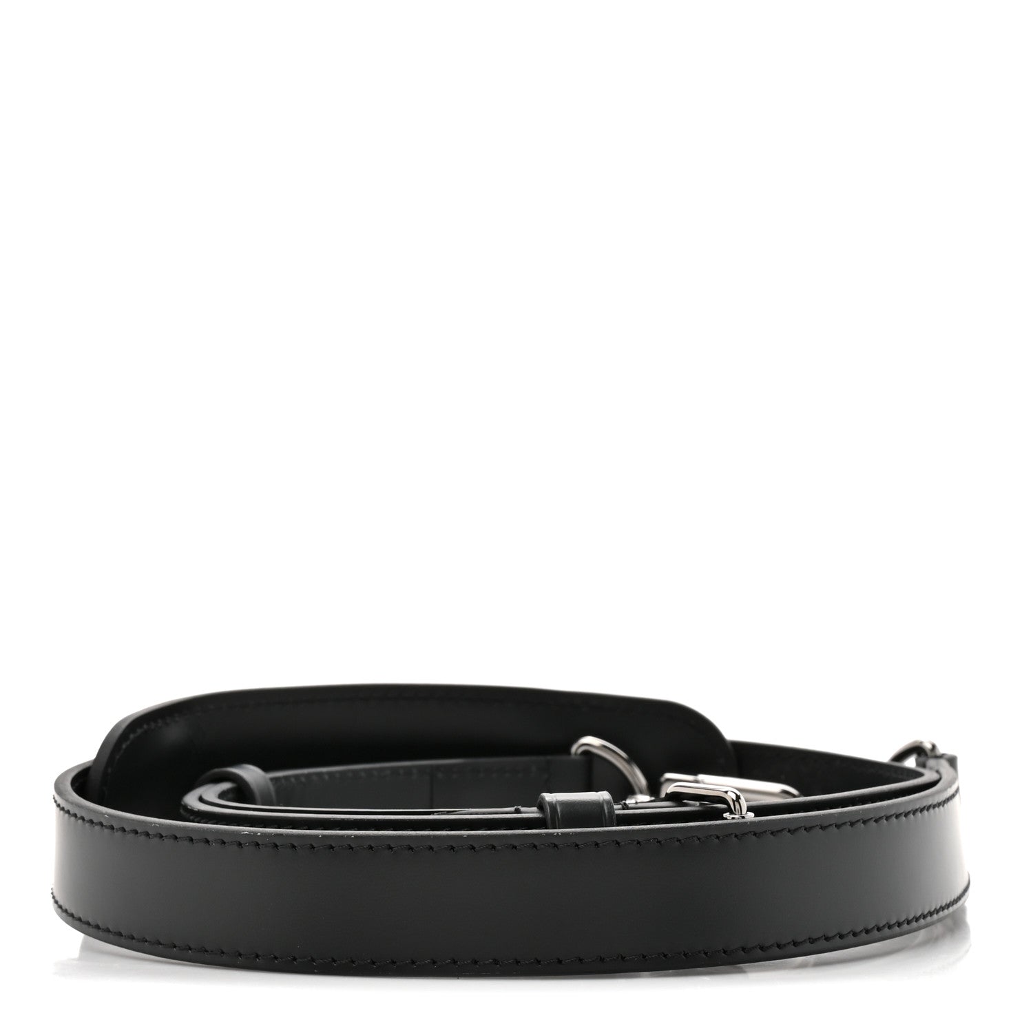 Louis Vuitton Calfskin Keepall Bandouliere Adjustable Shoulder Strap Black 2 of 4