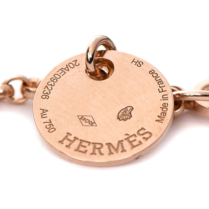 Hermes 18K Rose Gold PM Kelly Clochette Bracelet SH 4 of 5