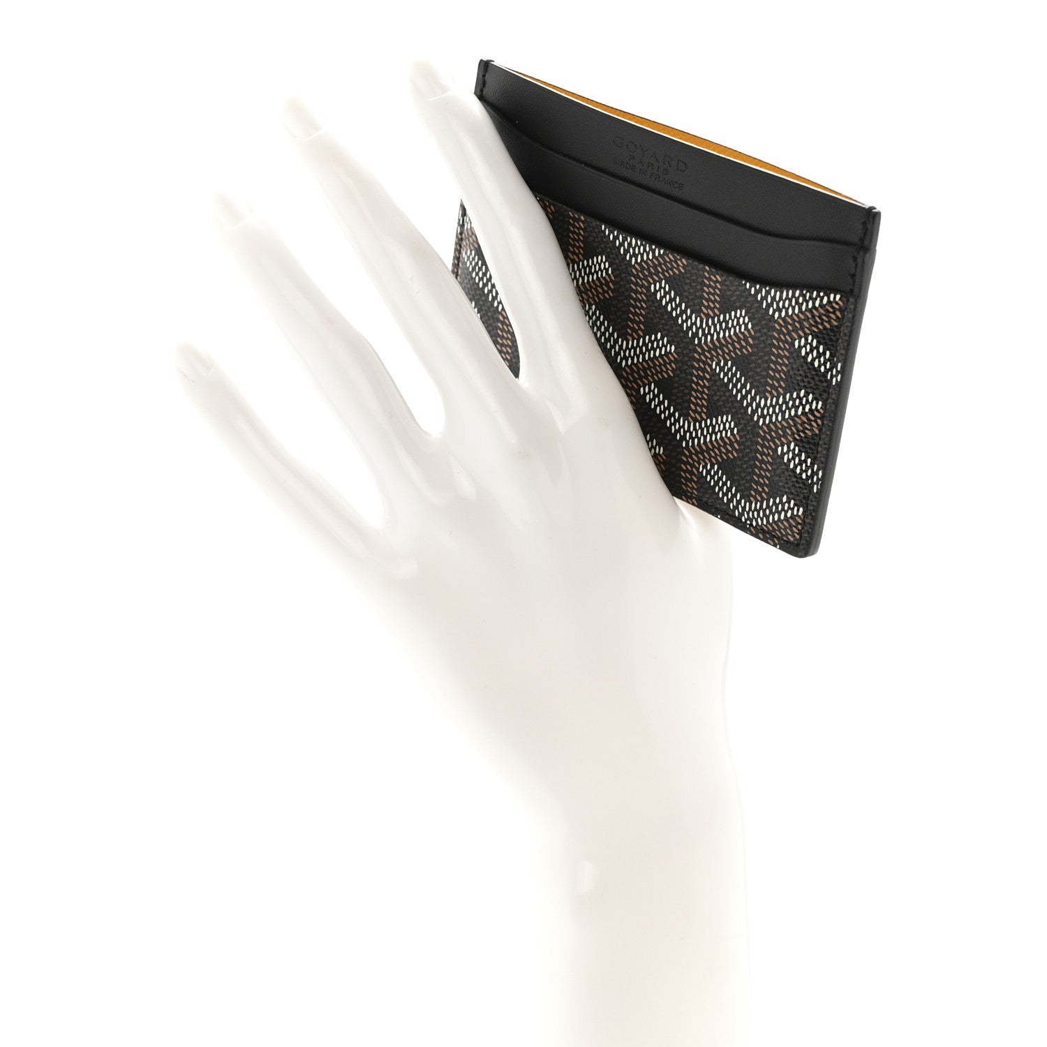 Goyard Goyardine Saint Sulpice Card Holder Black 2 of 7
