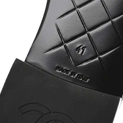 Chanel Lambskin Quilted CC Turnlock Loafers 41 Black 7 of 9