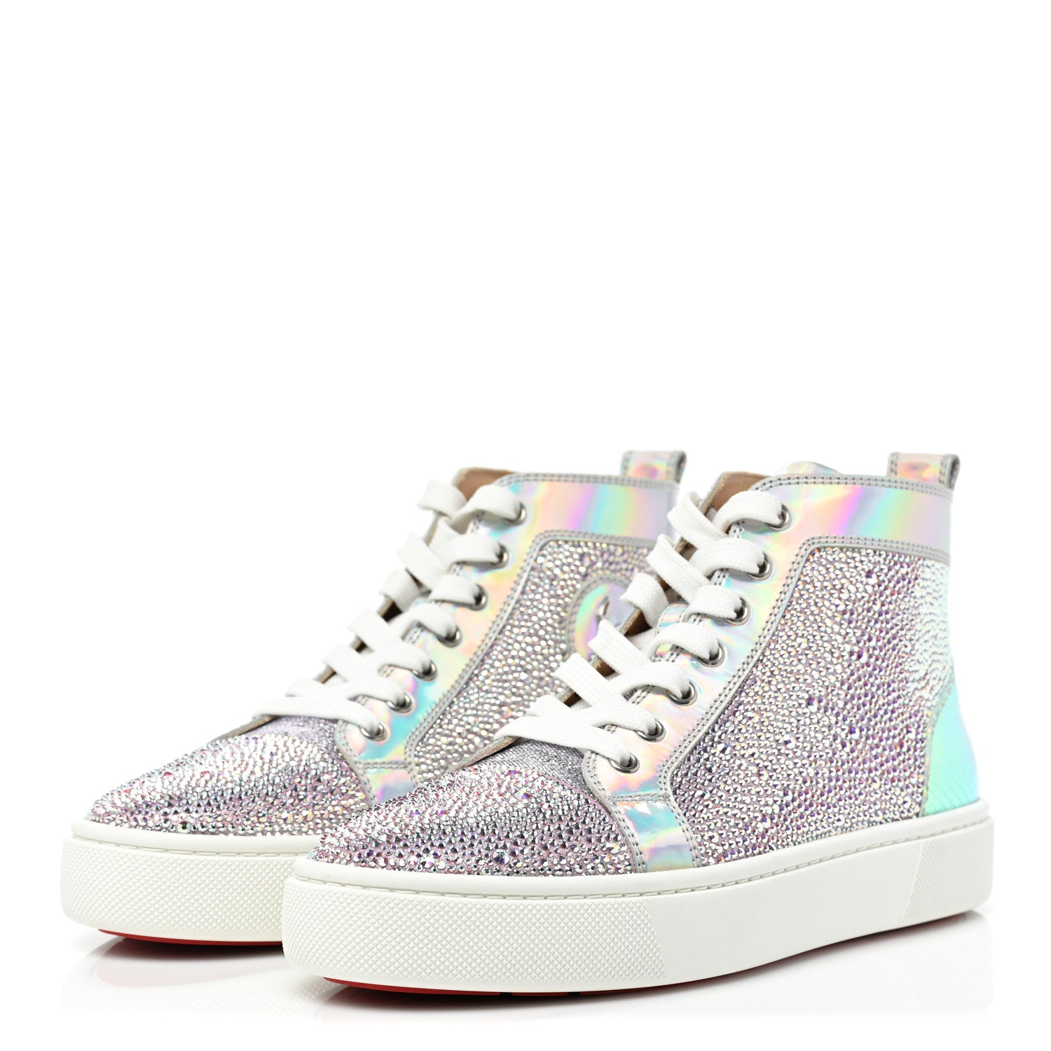 Christian Louboutin Strass Womens Super Louis Flat Sneakers 39 Version AB 3 of 8
