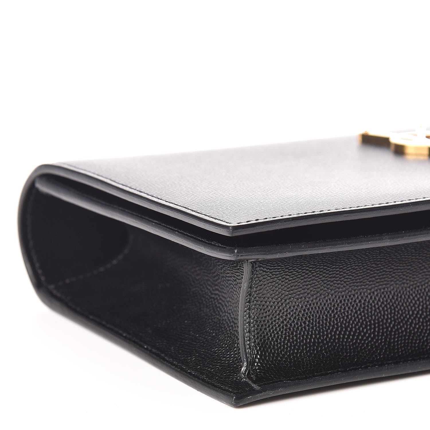 Saint Laurent Grain De Poudre Classic Monogram Kate Clutch Black 6 of 9