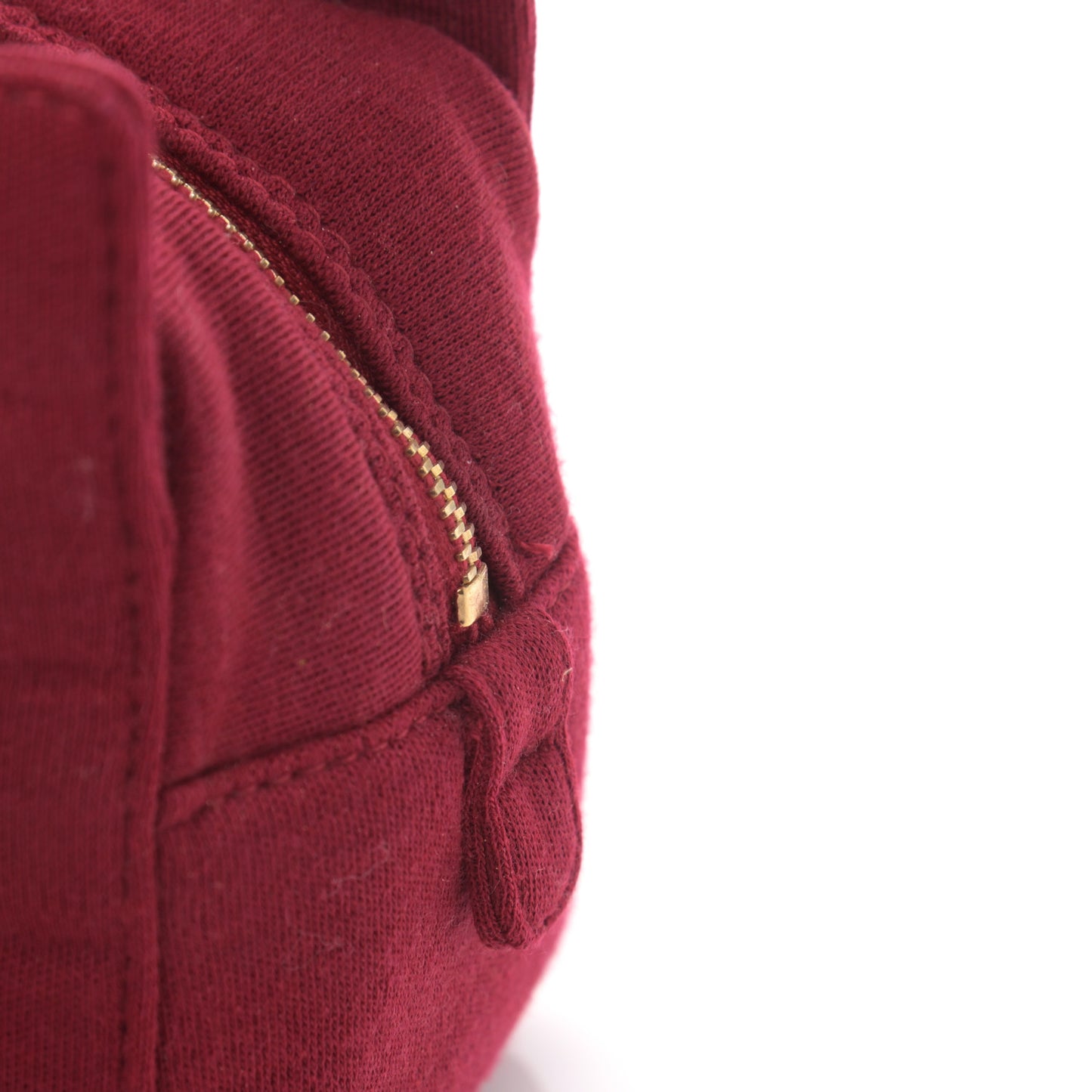 Jersey Quilted CC Chocolate Bar Bag Burgundy