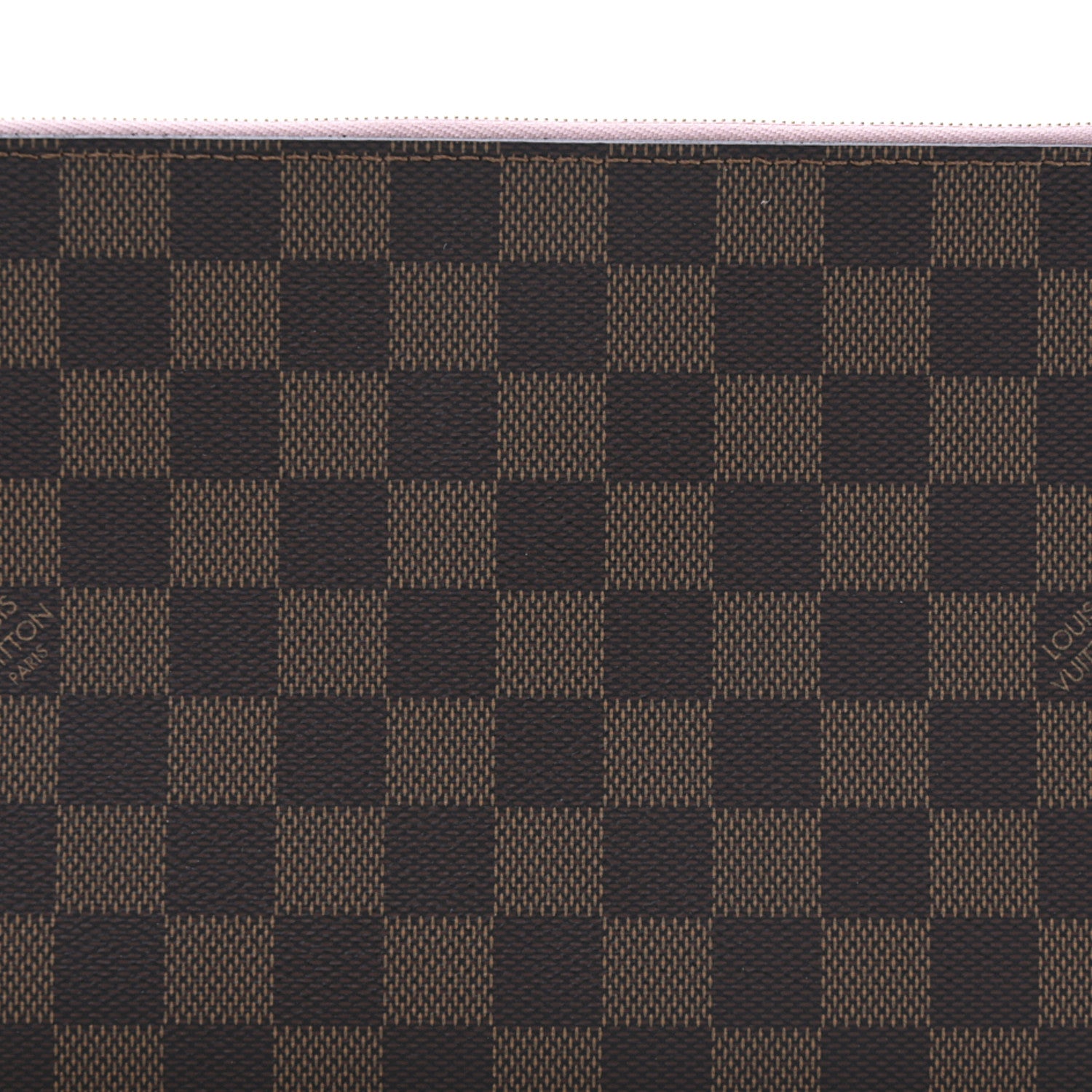 Louis Vuitton Damier Ebene Neverfull MM GM Pochette Rose Ballerine 7 of 7