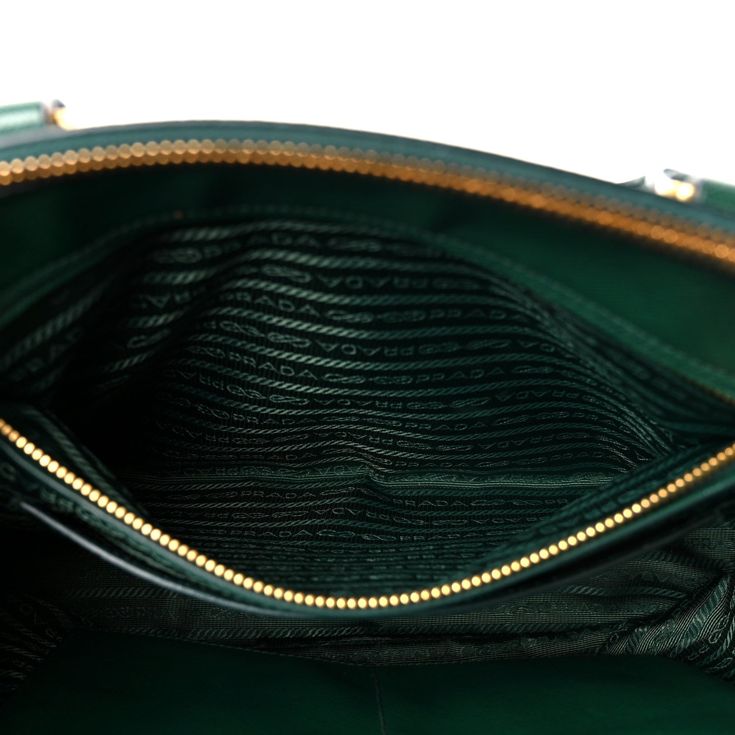 Saffiano Medium Galleria Double Zip Tote Biliardo