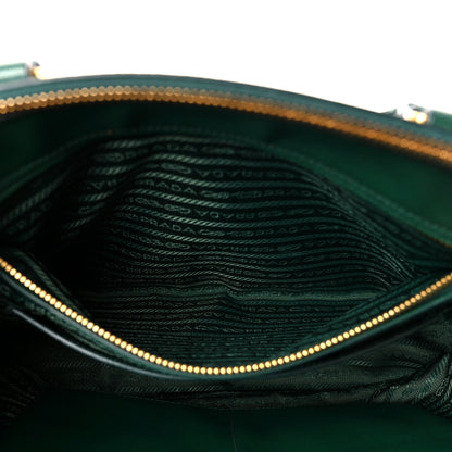 Prada Saffiano Medium Galleria Double Zip Tote Biliardo 6 of 11