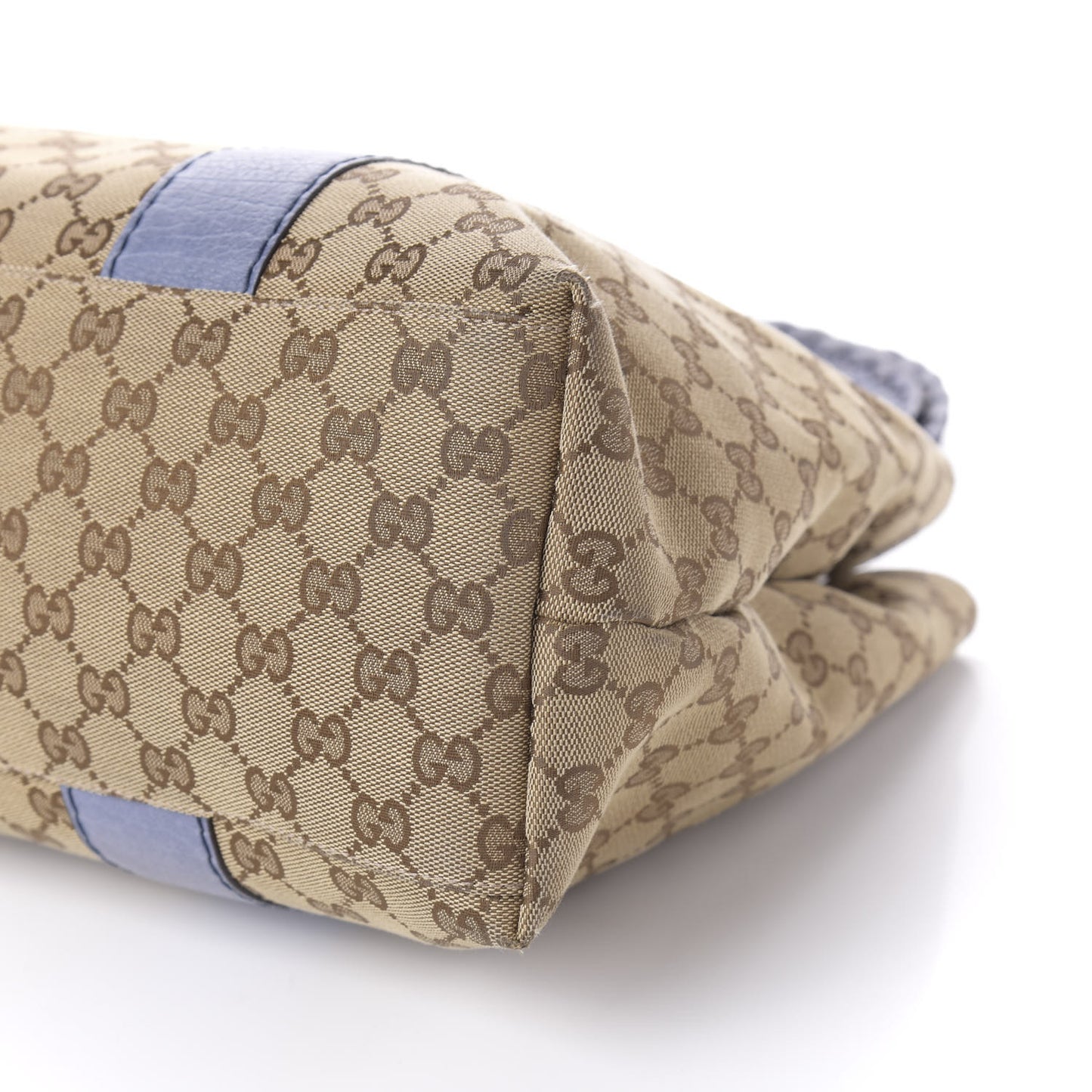 Monogram Medium Bamboo Bar Tote Blue