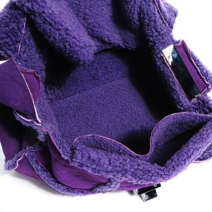 Chanel Mouton Shoulder Bag Purple 6 of 8