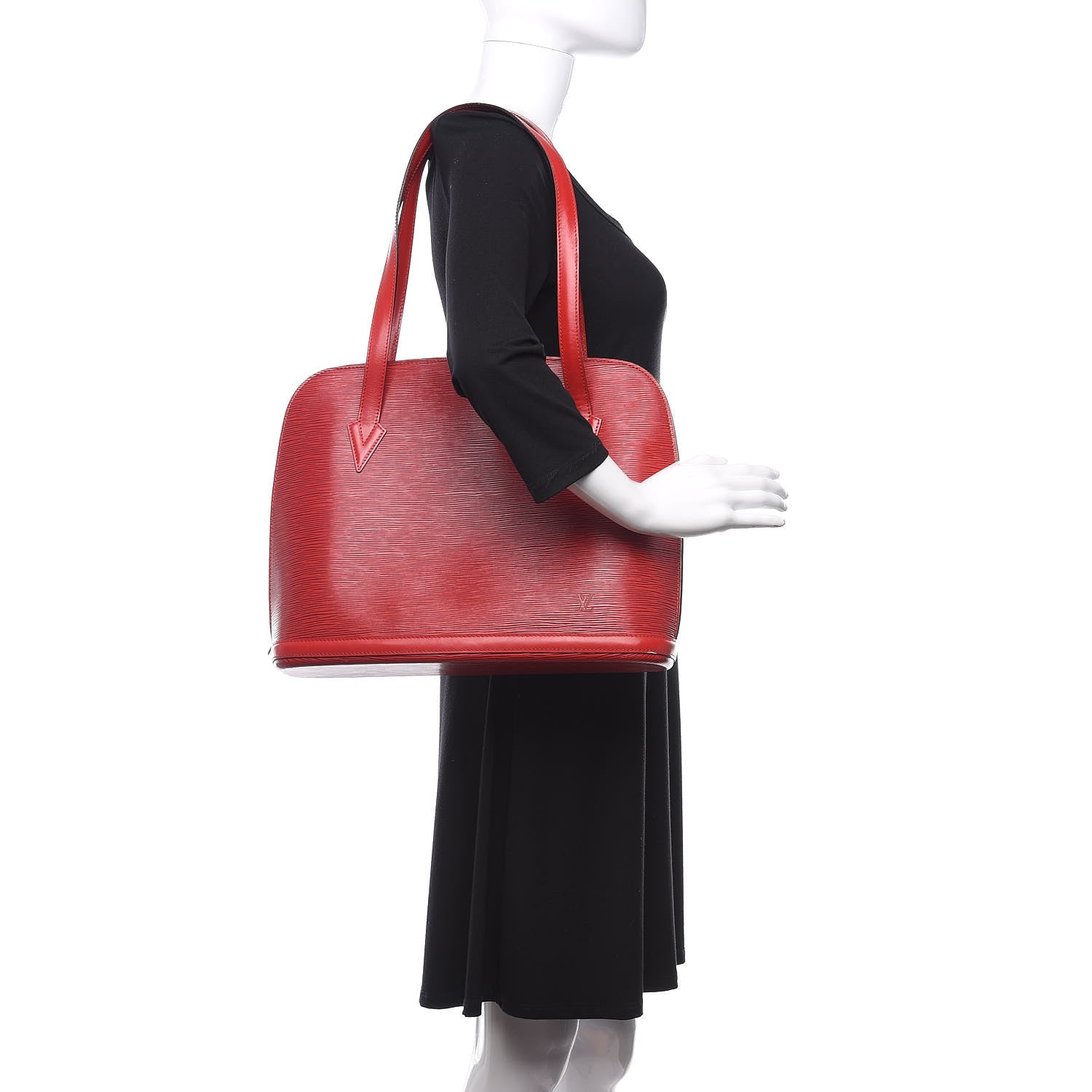 Louis Vuitton Epi Lussac Castillan Red 2 of 18