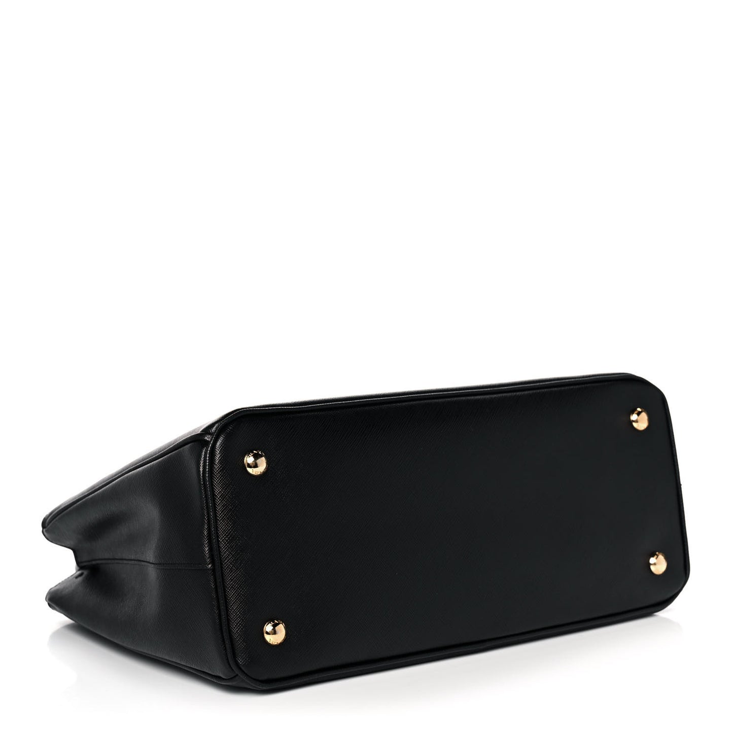 Saffiano Lux Medium Tote Black