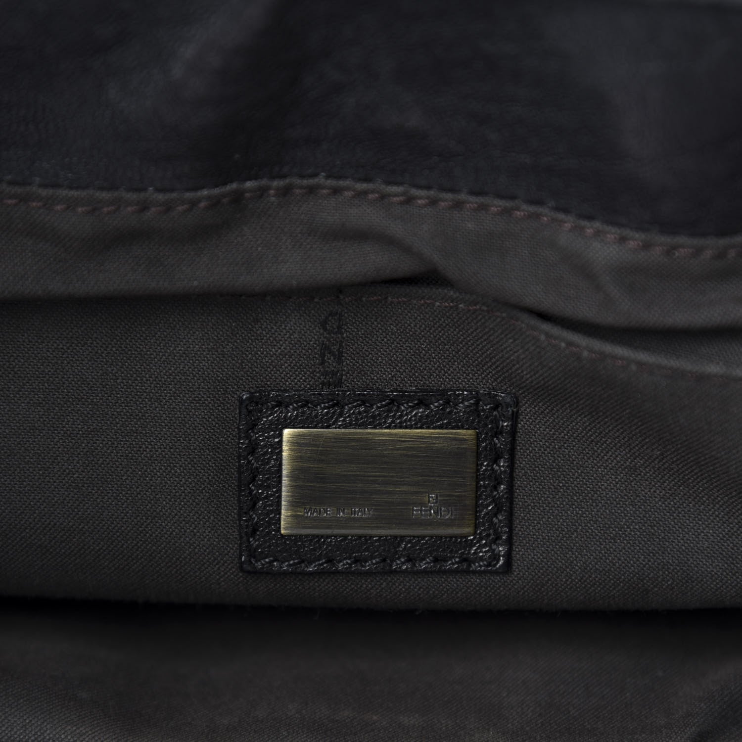 Fendi Nappa Patent B Bag Black 13 of 14