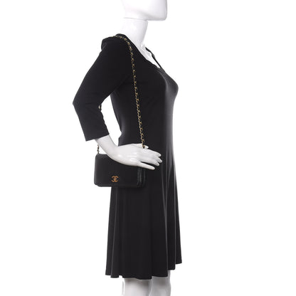 Chanel Lizard Mini Single Flap Black 2 of 14