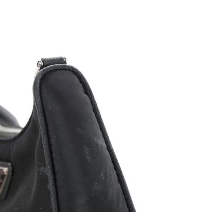 Prada Tessuto Nylon Mini Re-Edition 2000 Shoulder Bag Black 13 of 13