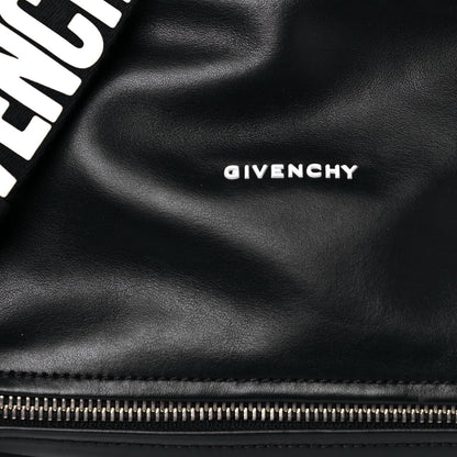 Givenchy Calfskin Small Pandora Logo Strap Black 8 of 14