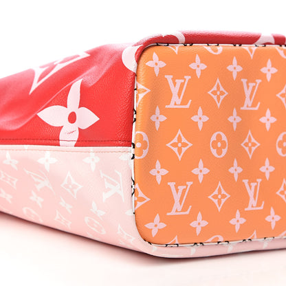Louis Vuitton Monogram Giant Neverfull MM Rouge 9 of 11