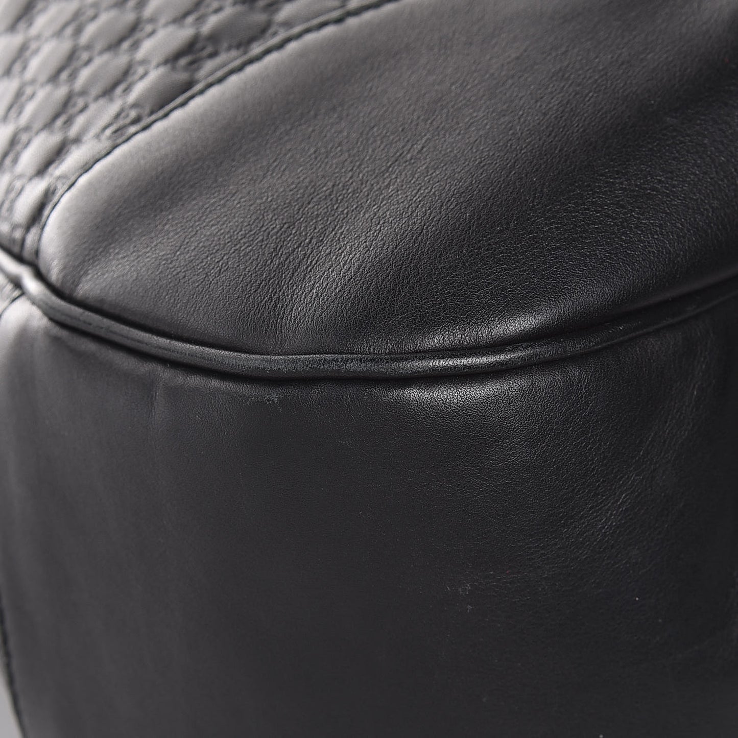 Soft Microguccissima Margaux Hobo Black