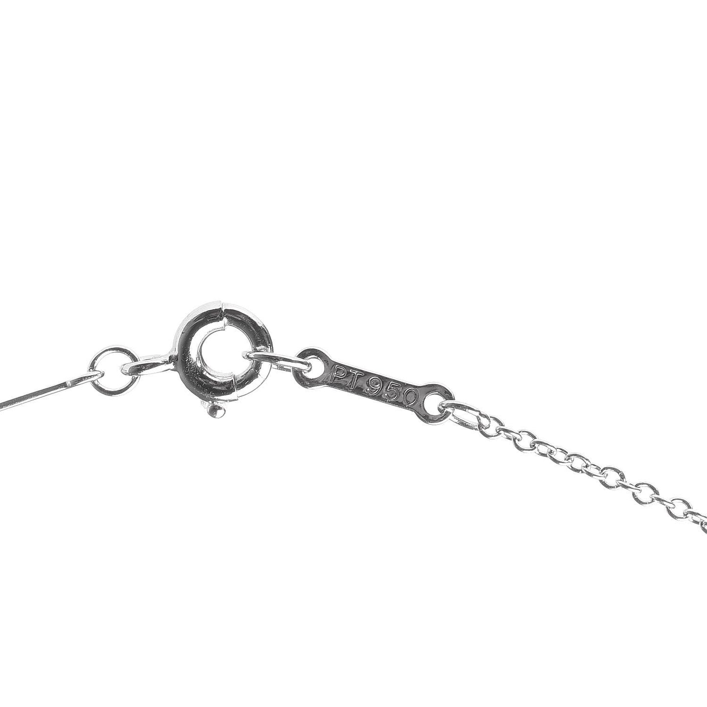 Platinum Diamond .14ct Elsa Peretti Diamonds by the Yard Pendant Necklace