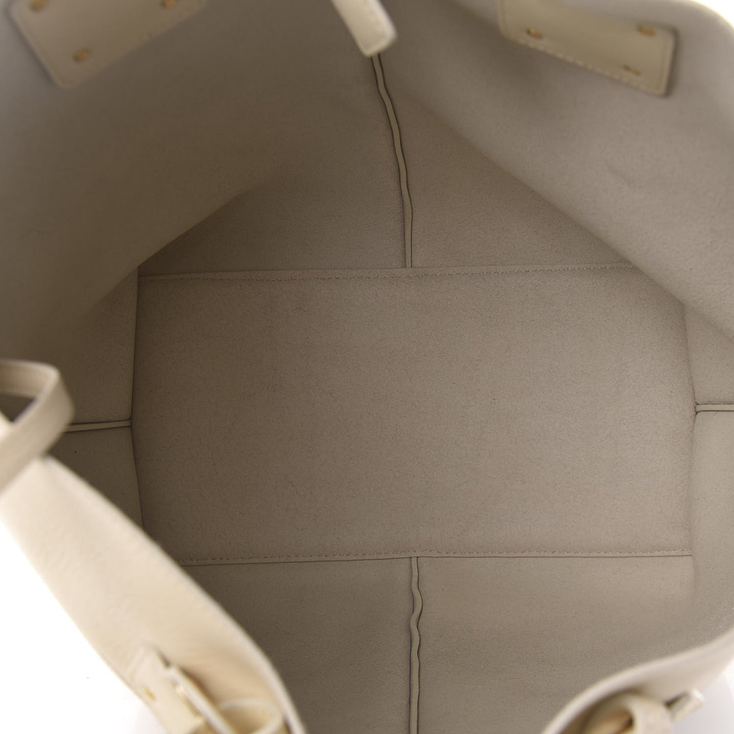 Smooth Calfskin Medium Vick Tote Off White