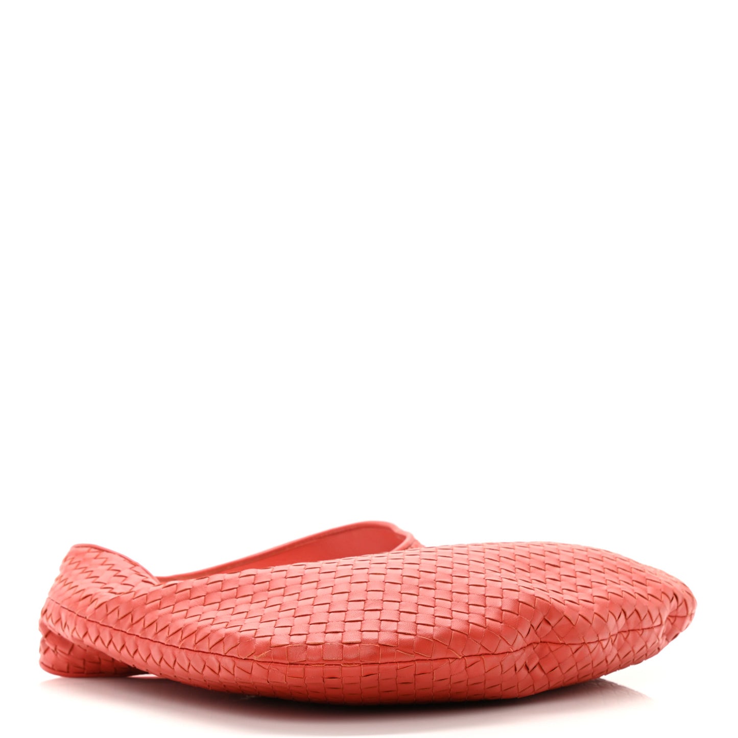 Nappa Intrecciato Large Hobo Red