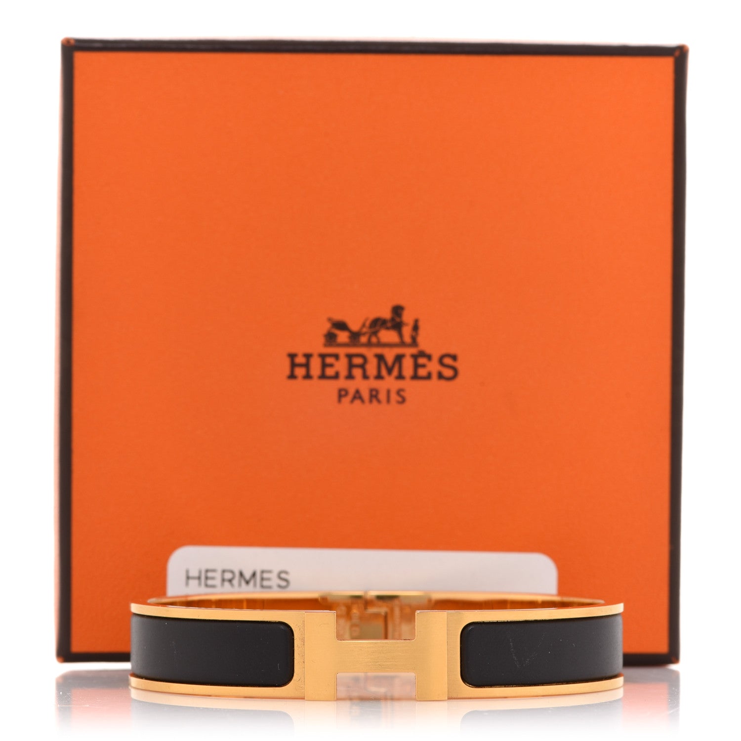 Hermes Matte Enamel Narrow Clic Clac HH Bracelet T5 Etain 7 of 7