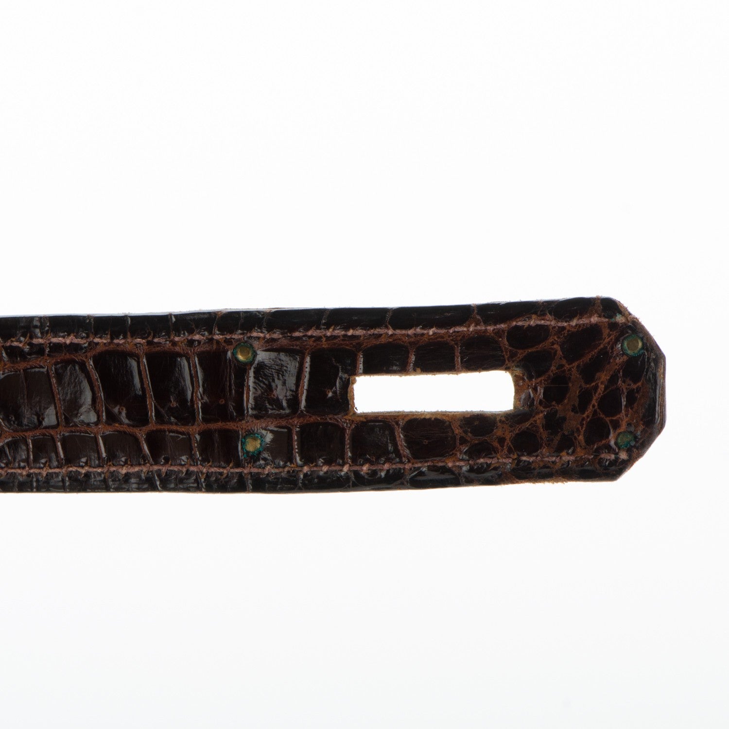 Hermes Shiny Crocodile Kelly 28 Havane 12 of 20