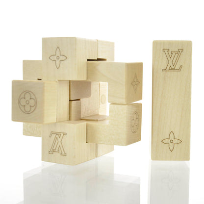 Louis Vuitton Le Pateki Wood Cube Puzzle 2 of 5