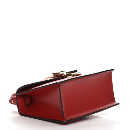 Gucci Calfskin Mini Sylvie Top Handle Bag Hibiscus Red 6 of 9