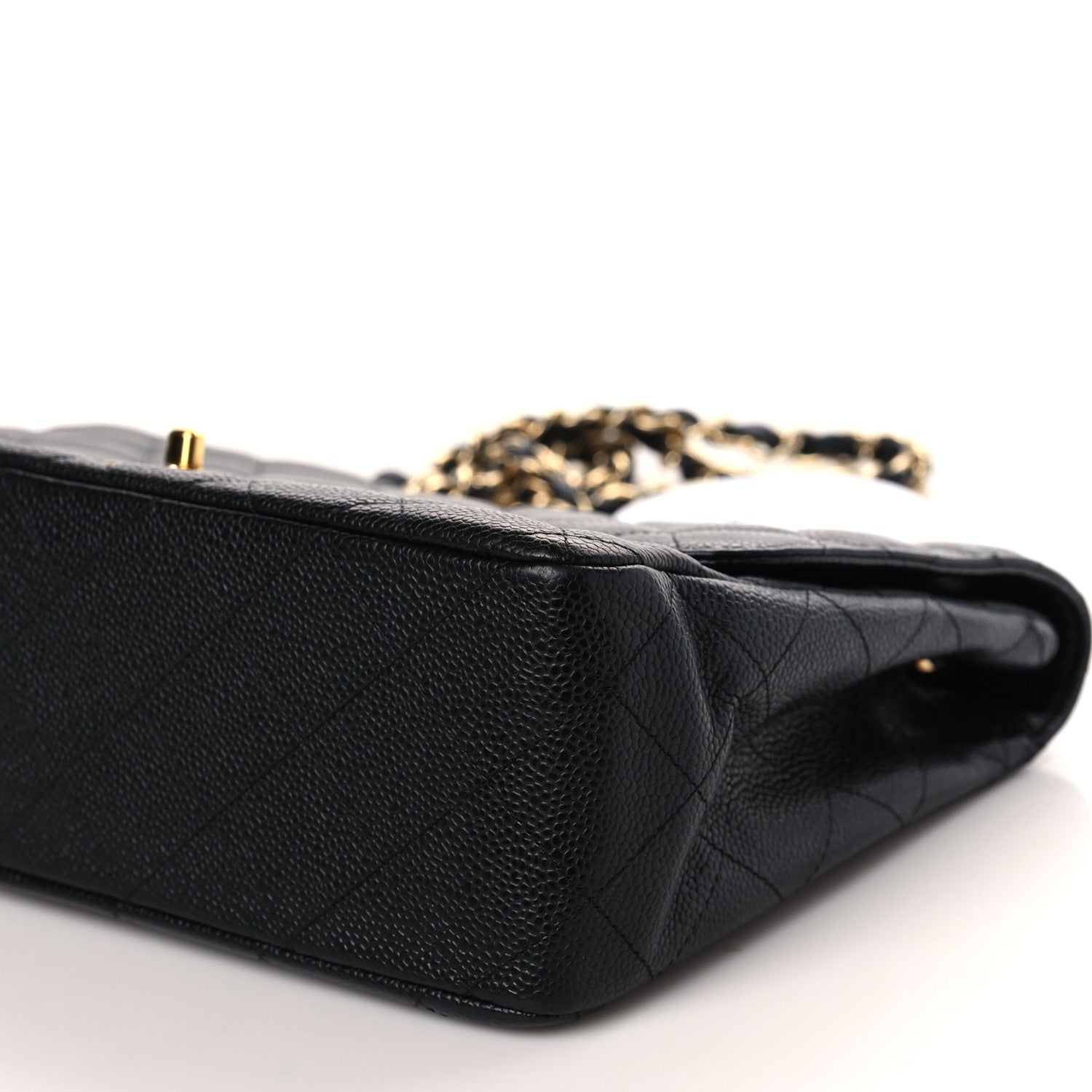 Chanel Caviar Quilted Jumbo Single Flap Black 9 of 11