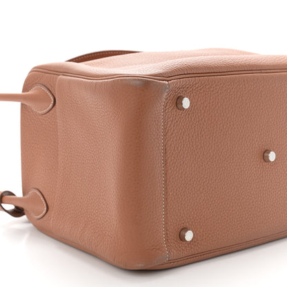 Hermes Taurillon Clemence Lindy 34 Gold 9 of 12