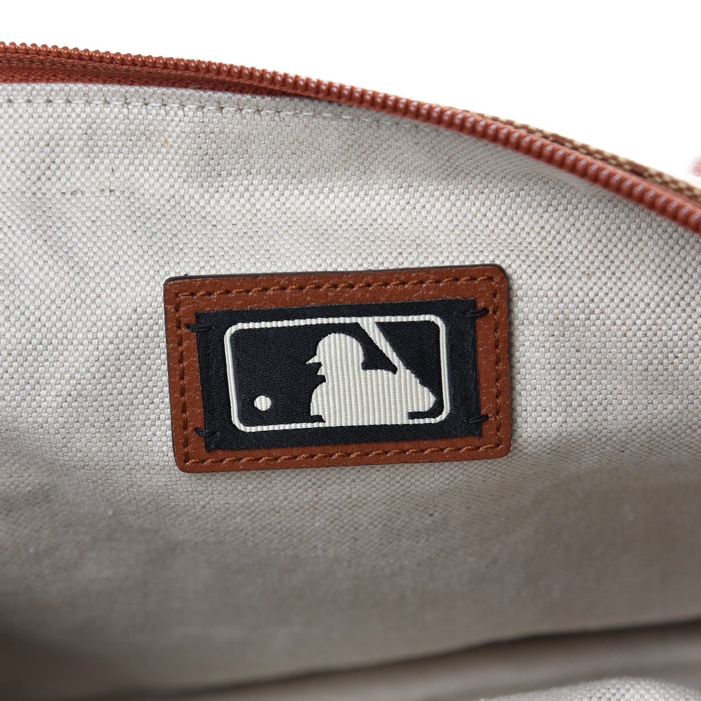 X MLB GG Monogram LA Dodgers Convertible Belt Bag Beige Ruggine Ivory