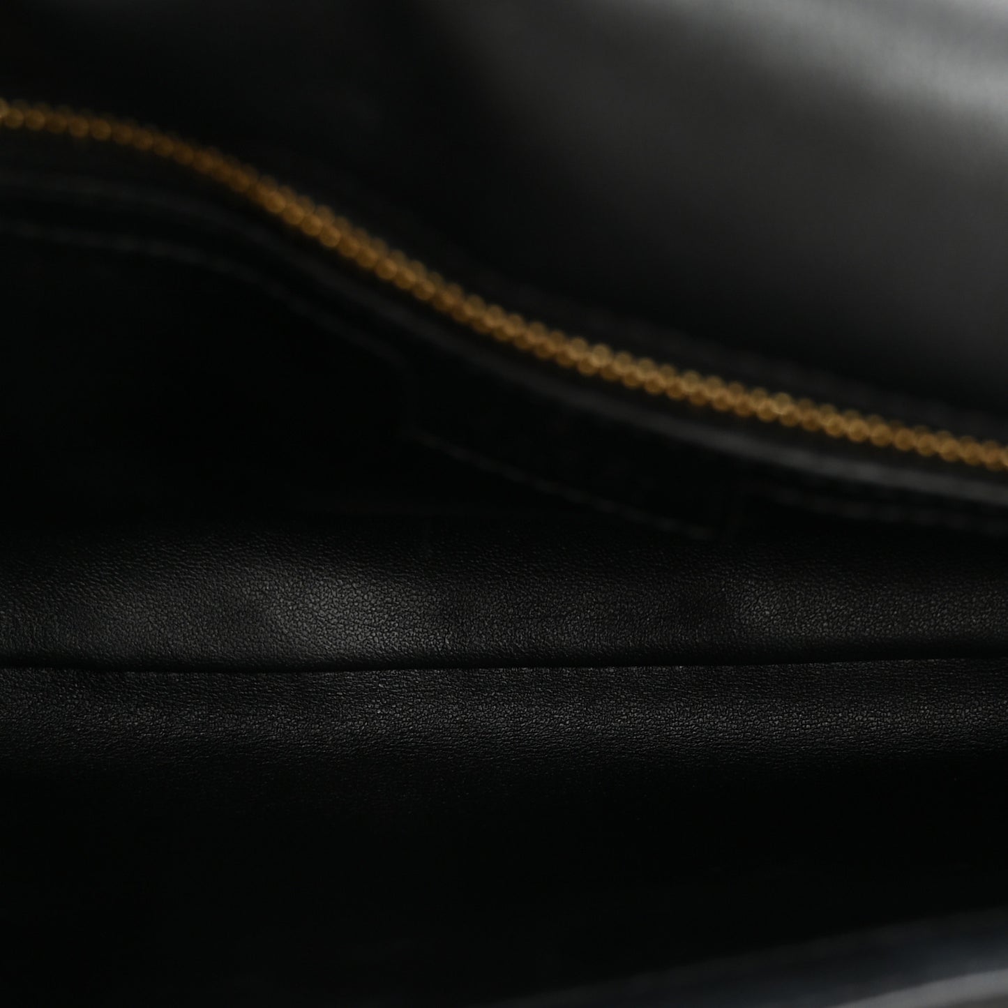 Roxy Calfskin Blondie Chain Shoulder Flap Bag Black