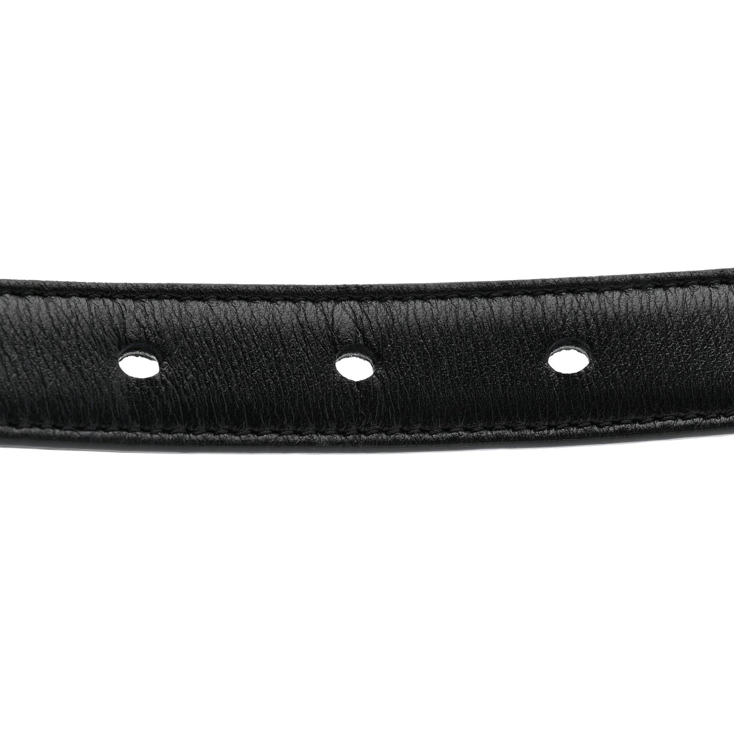 Smooth Calfskin Monogram Square Buckle Belt 85 34 Black