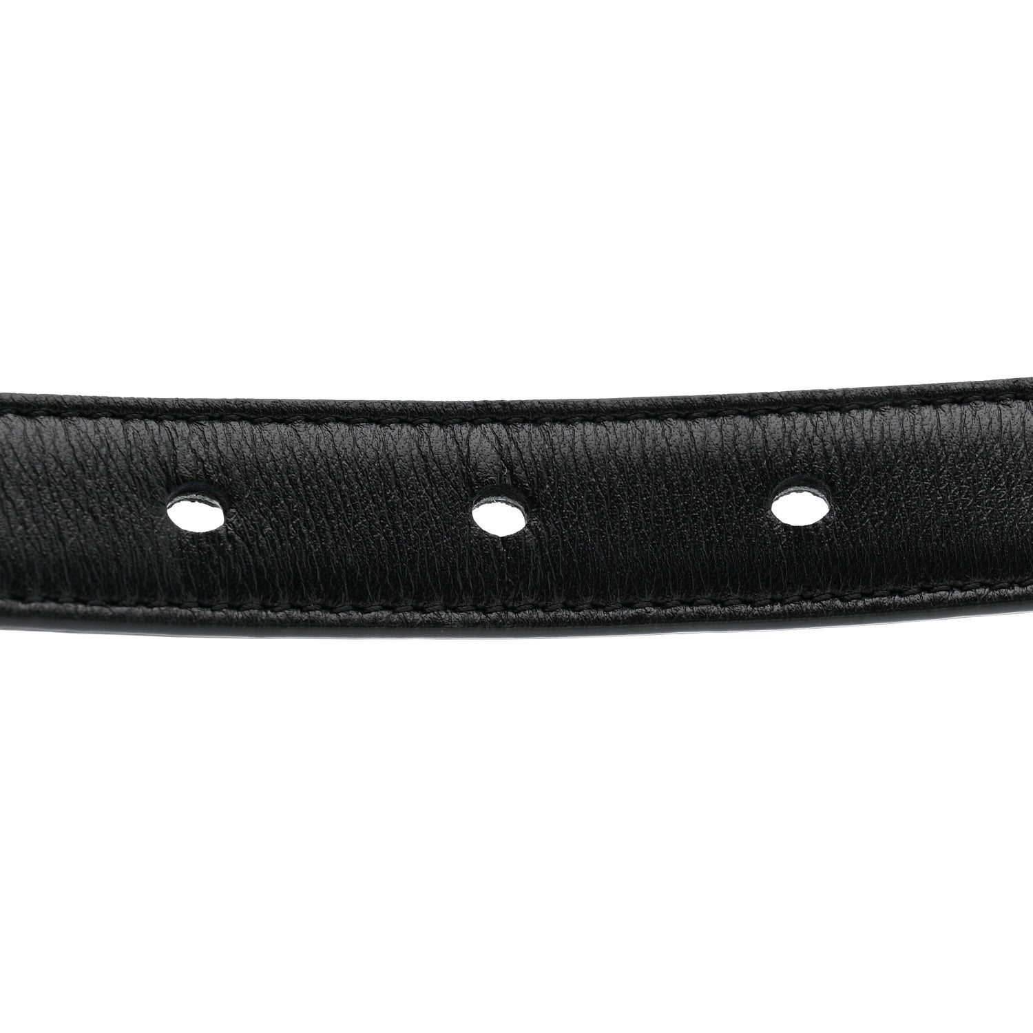 Saint Laurent Smooth Calfskin Monogram Square Buckle Belt 85 34 Black 5 of 7