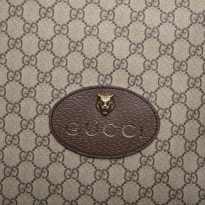 Gucci GG Supreme Monogram Neo Vintage Drawstring Backpack Beige New Acero Crop 9 of 9