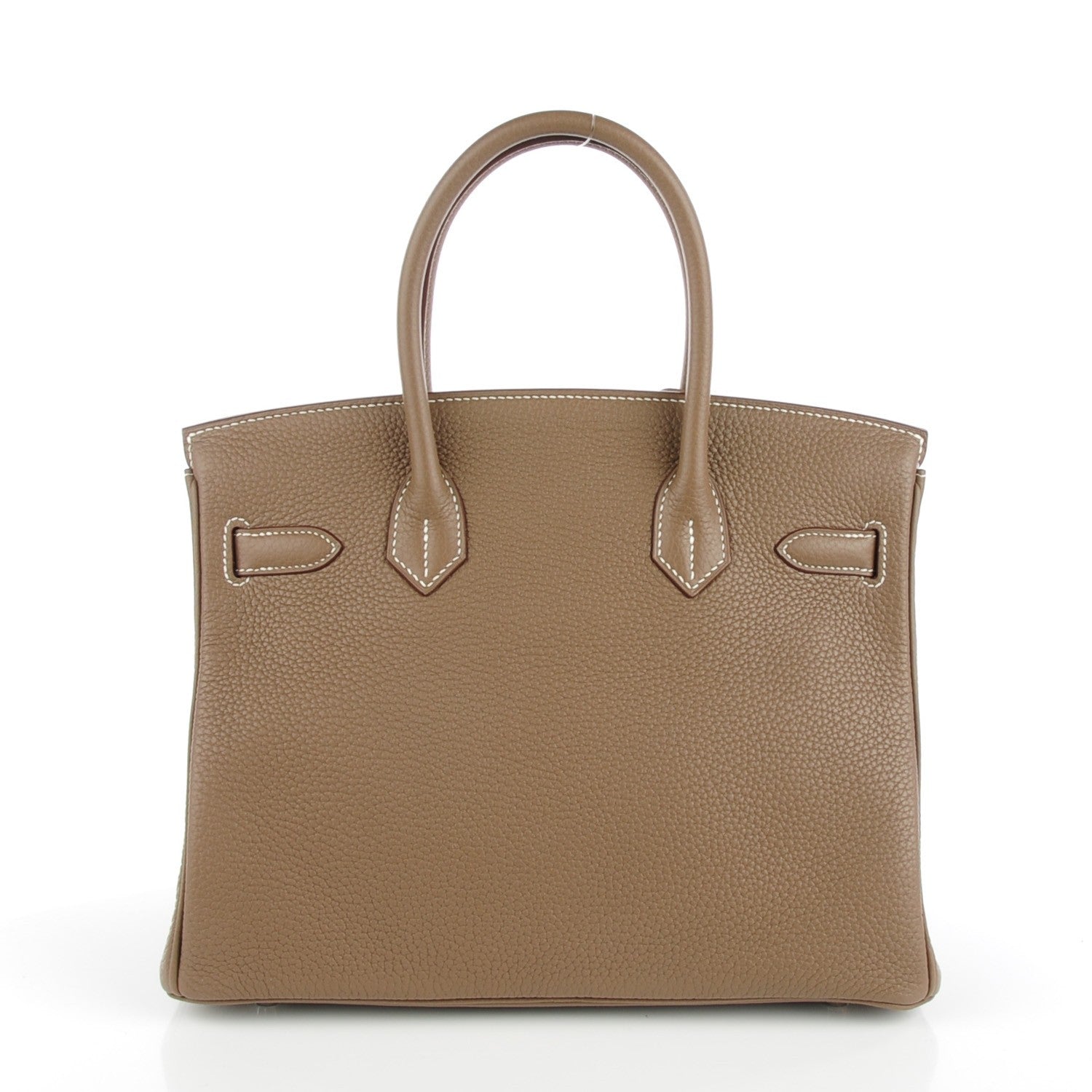 Hermes Taurillon Clemence Birkin 30 Etoupe 4 of 23