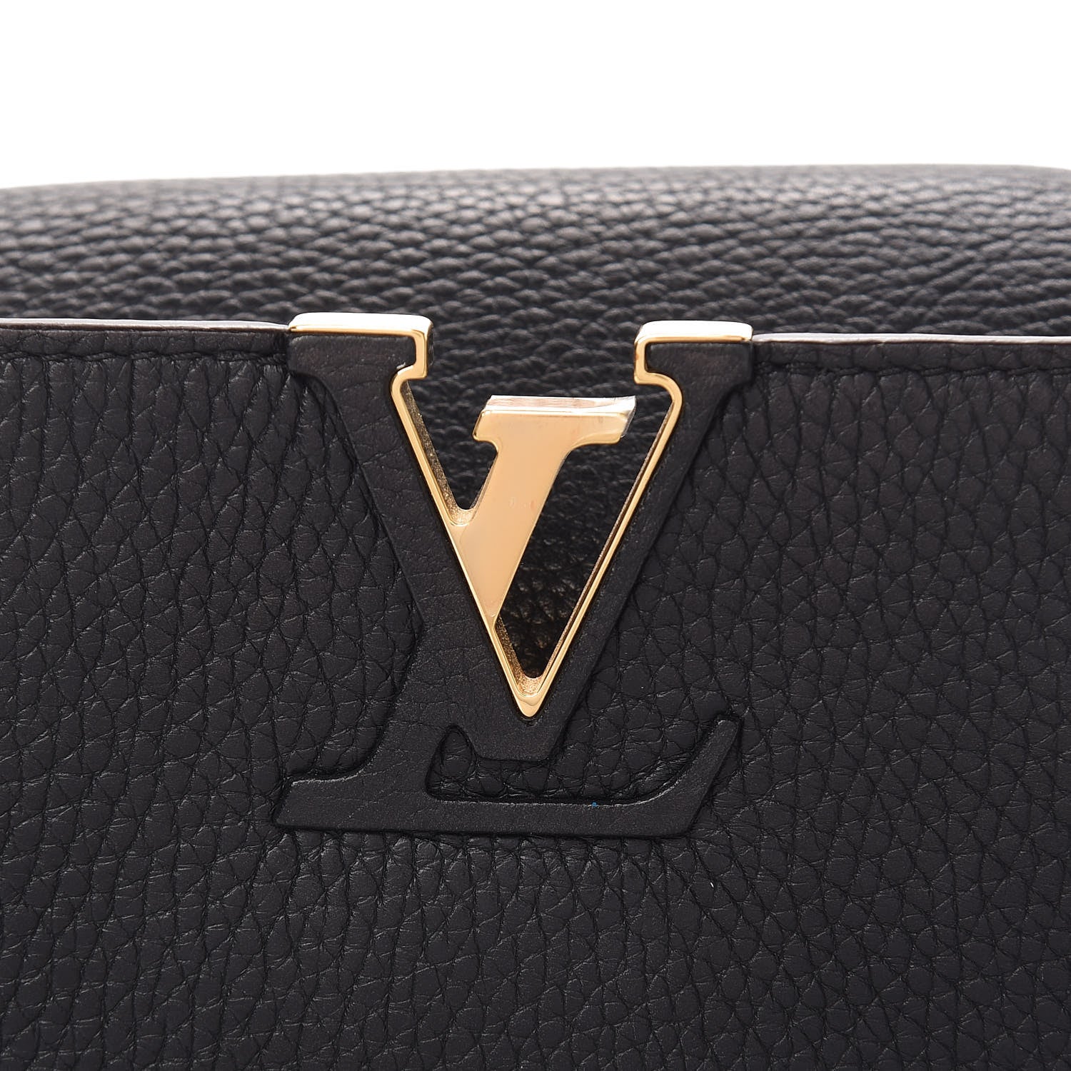 Louis Vuitton Taurillon Capucines BB Black 12 of 13