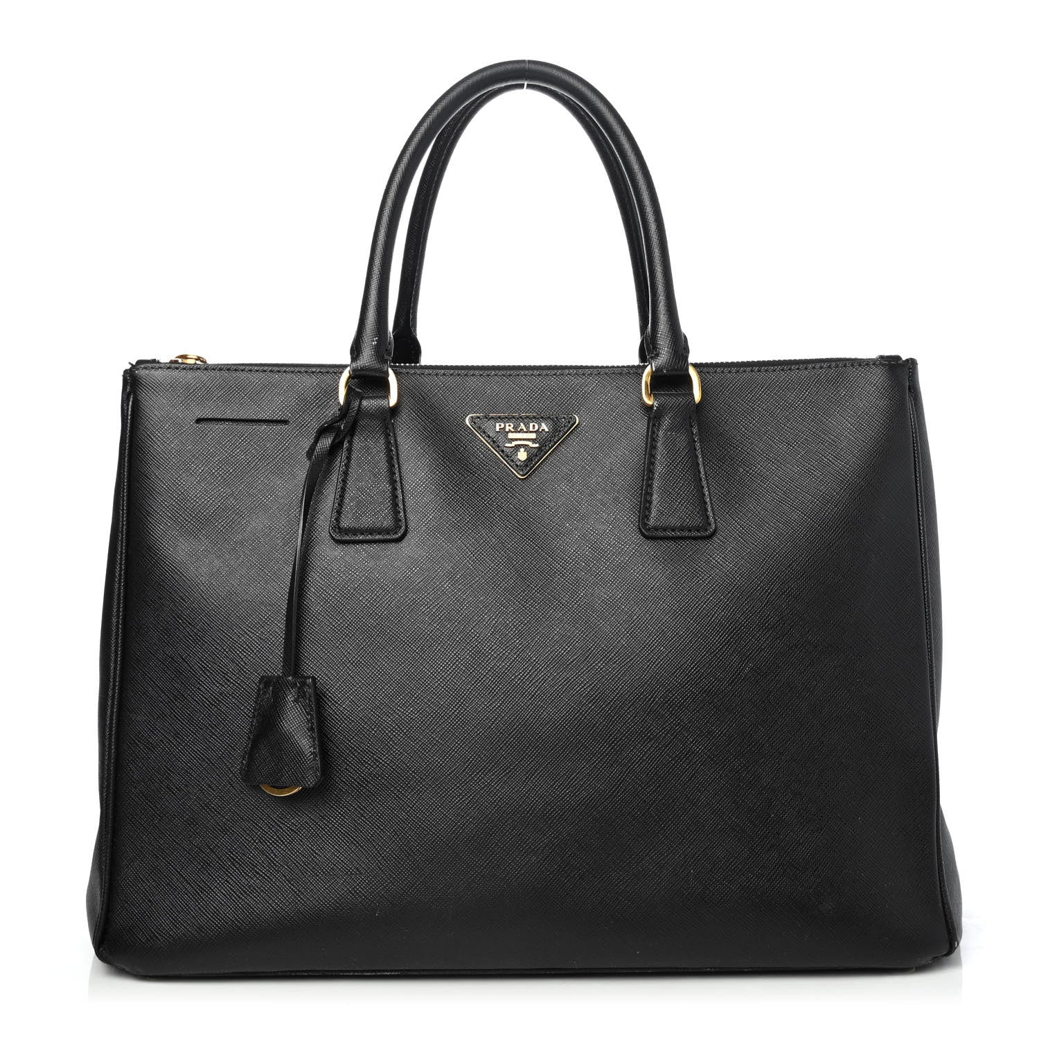 Prada Saffiano Large Galleria Double Zip Tote Black 1 of 4