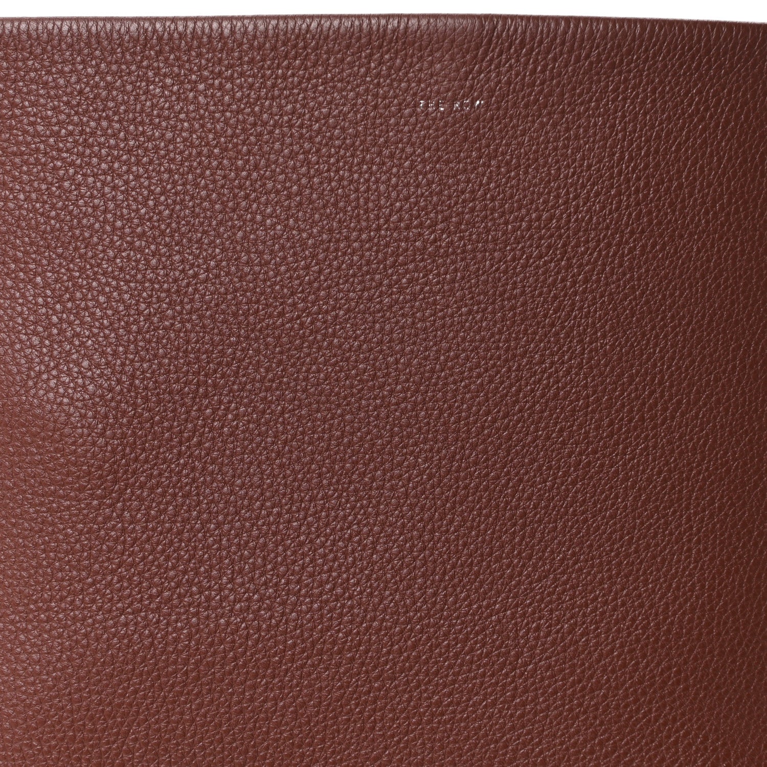 The Row Grained Calfskin Large N/S Park Tote Burnt Wood 8 of 10