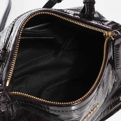 Givenchy Crinkled Patent Calfskin Mini Pandora Black 5 of 7