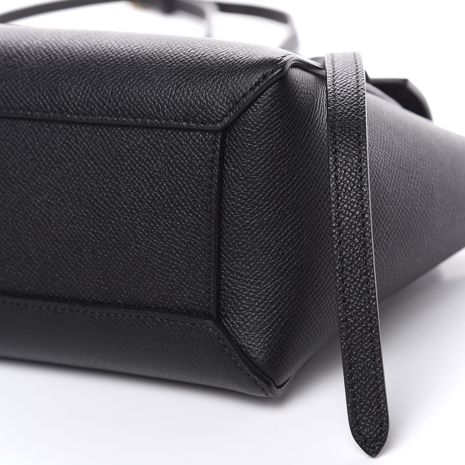 Celine Grained Calfskin Nano Belt Bag Black 8 of 9