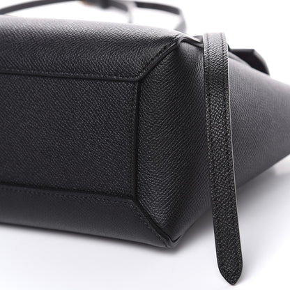 Celine Grained Calfskin Nano Belt Bag Black 8 of 9
