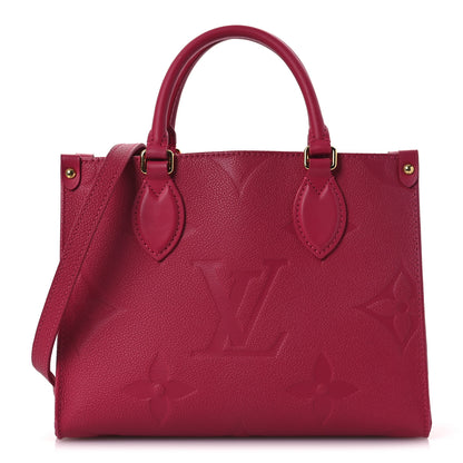 Louis Vuitton Empreinte Monogram Giant Onthego PM Freesia 1 of 10