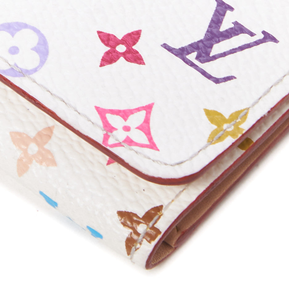 Monogram Multicolor Multicles 4 Key Holder White