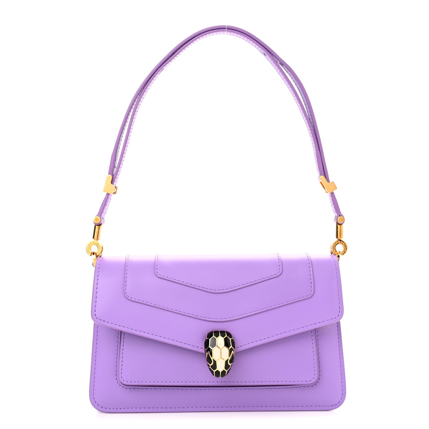 Calfskin Serpenti Forever East West Shoulder Bag