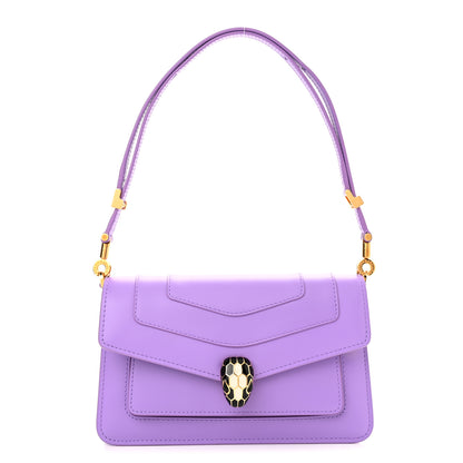 Bulgari Calfskin Serpenti Forever East West Shoulder Bag 3 of 10
