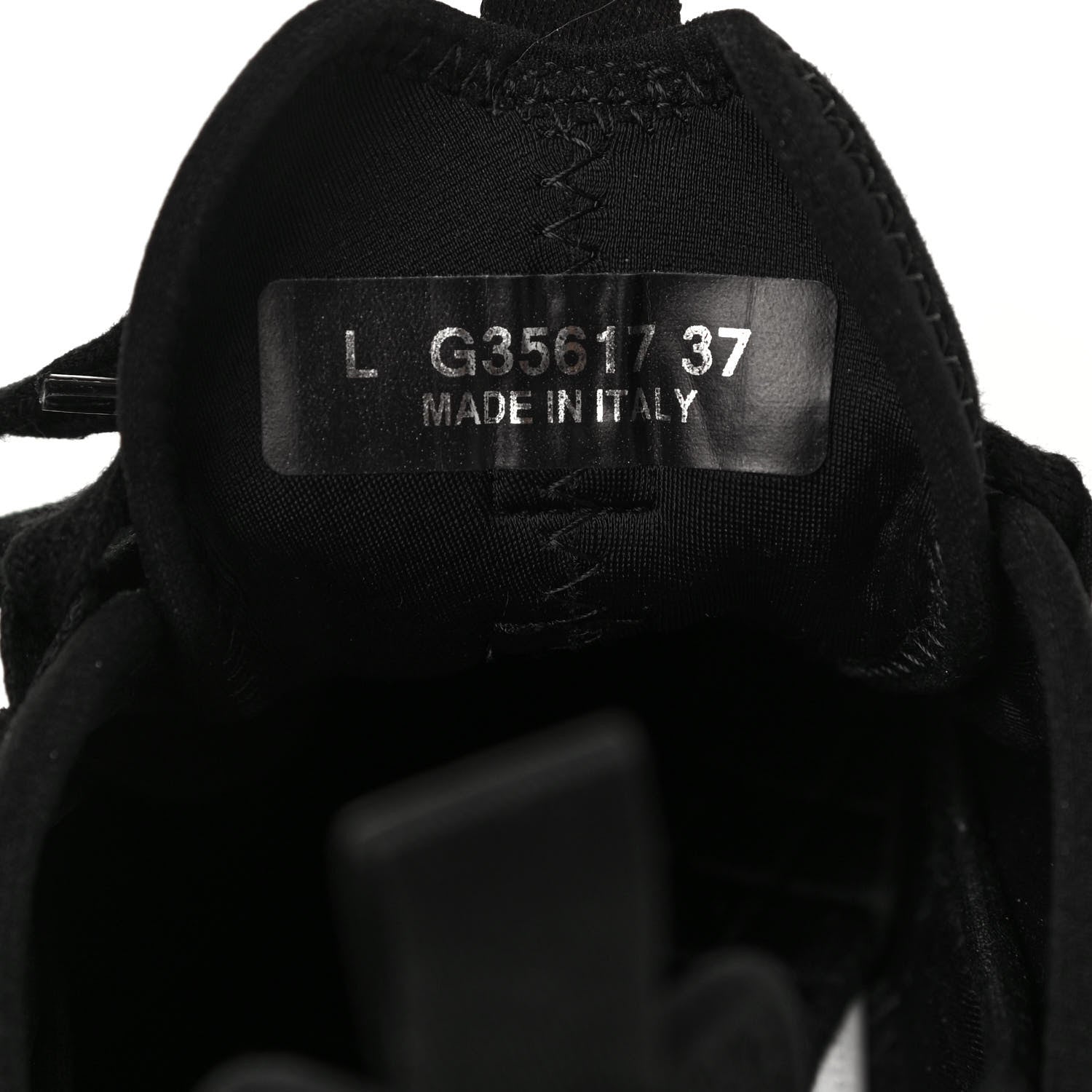 Chanel Velvet Calfskin Mixed Fibers CC Sneakers 37 Black 8 of 8